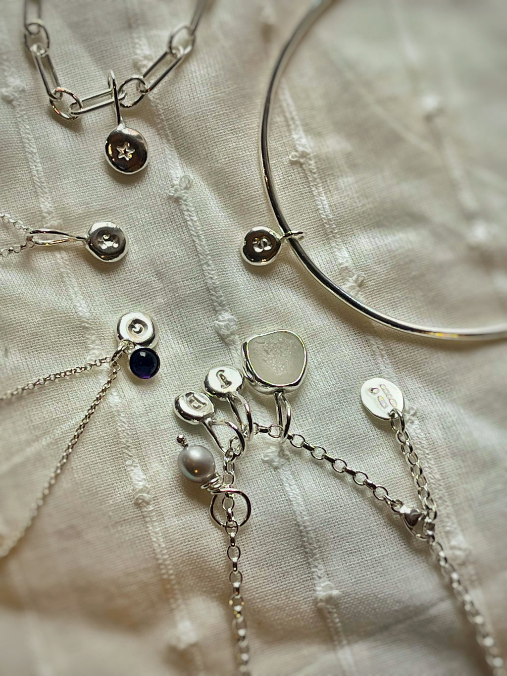 Comission your own unique Wedding Party jewellery, recycled silver  image 3