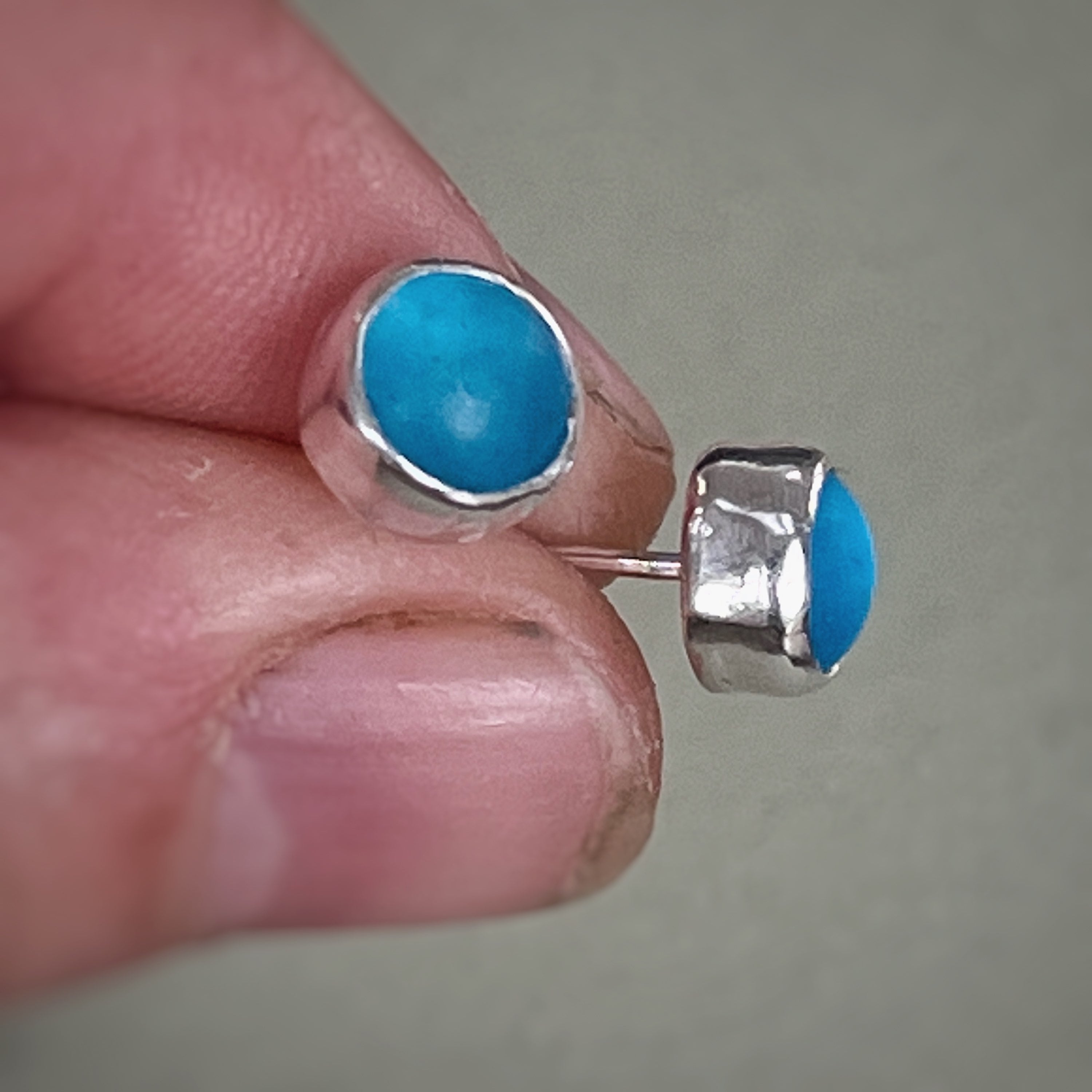 Seaglass Stud Earrings image 0