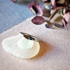 Matt texture ring with hammered face image 2