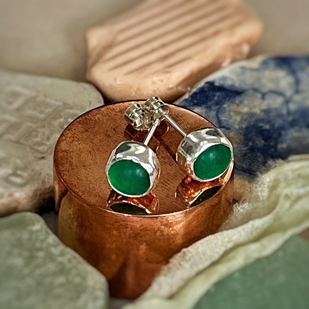 Seaglass Stud Earrings image 2