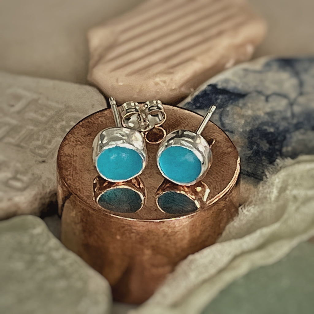 Seaglass Stud Earrings image 3
