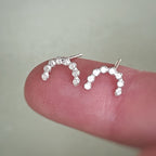 Beaded Rainbow Stud Earrings  image 0